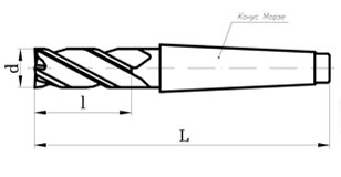 Фреза концевая